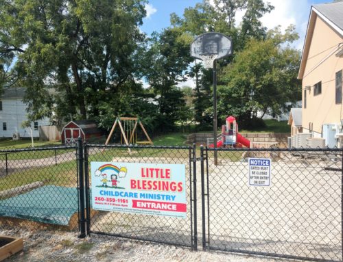 The outdoor playground gets a facelift